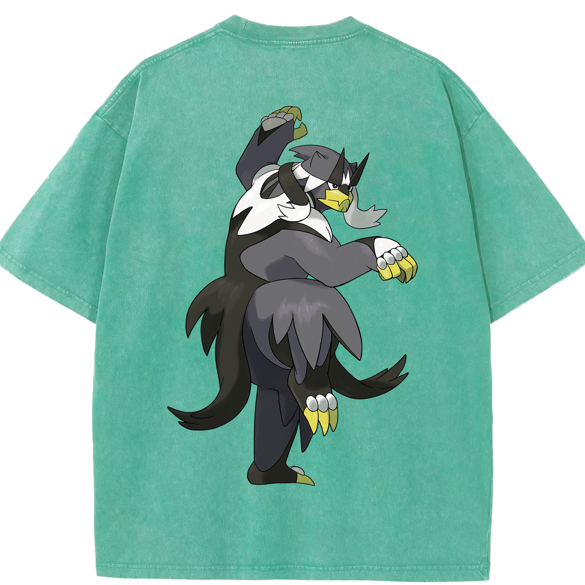 （画像用） ポケットモンスター Pokémon 綿100% ヴィンテージ風 半袖Tシャツ（背面プリント）